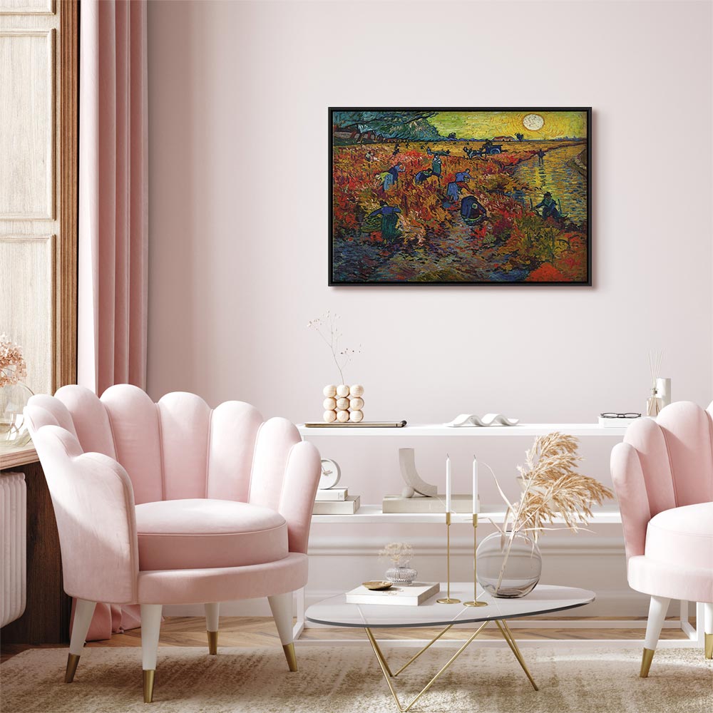 Red Vineyard Van Gogh Classic Canvas Print