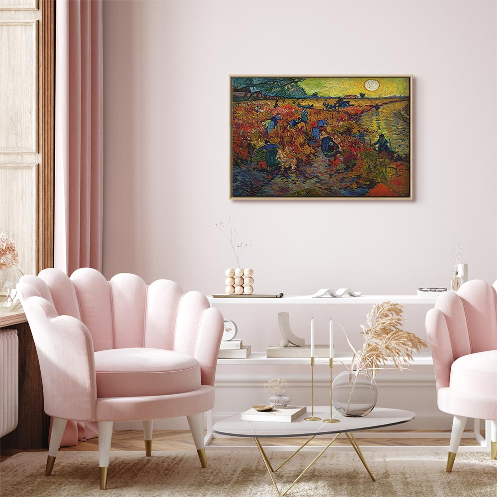 Red Vineyard Van Gogh Classic Canvas Print