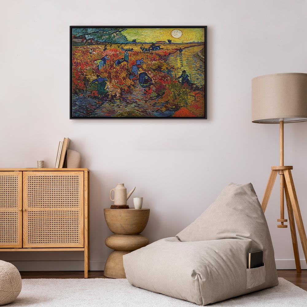 Red Vineyard Van Gogh Classic Canvas Print