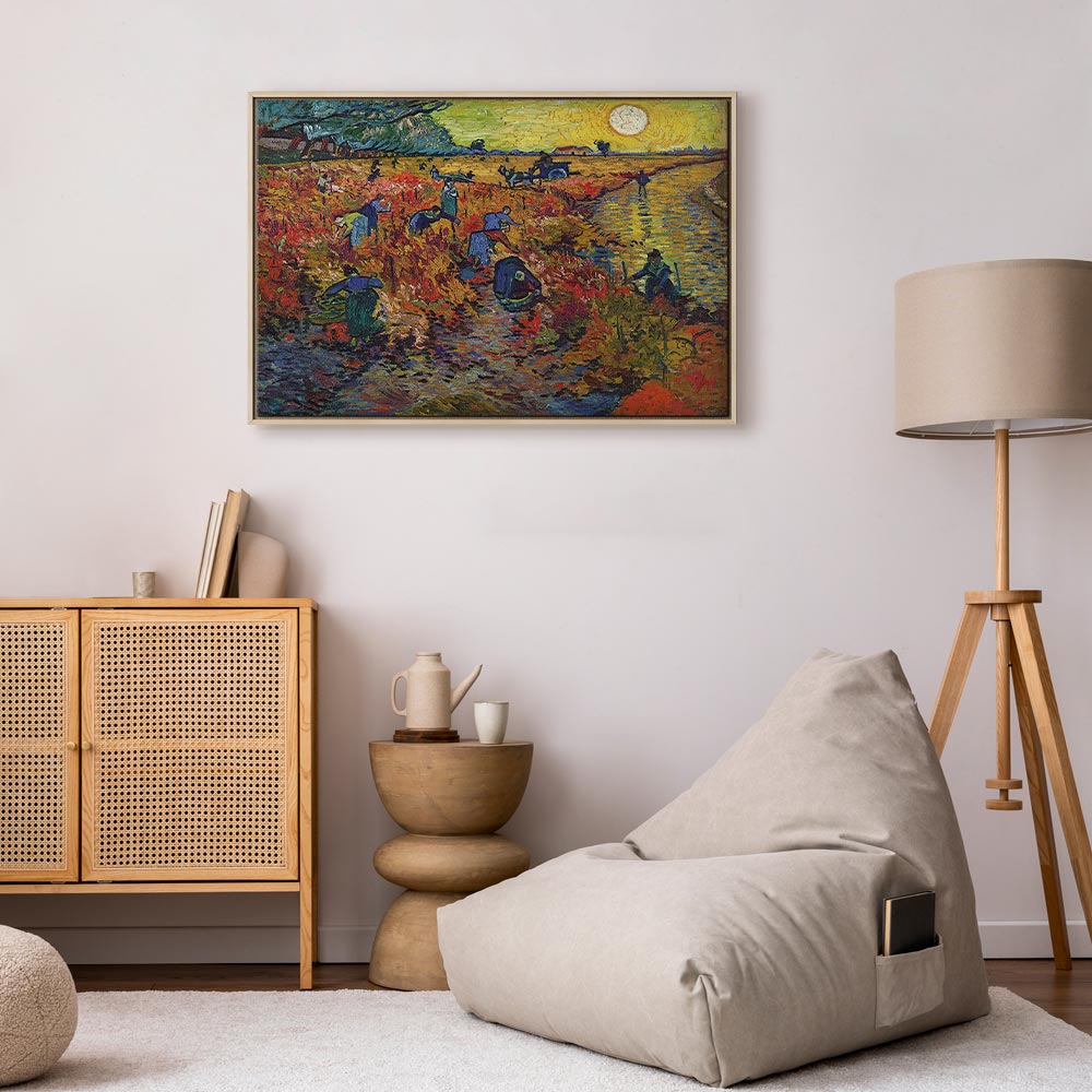 Red Vineyard Van Gogh Classic Canvas Print