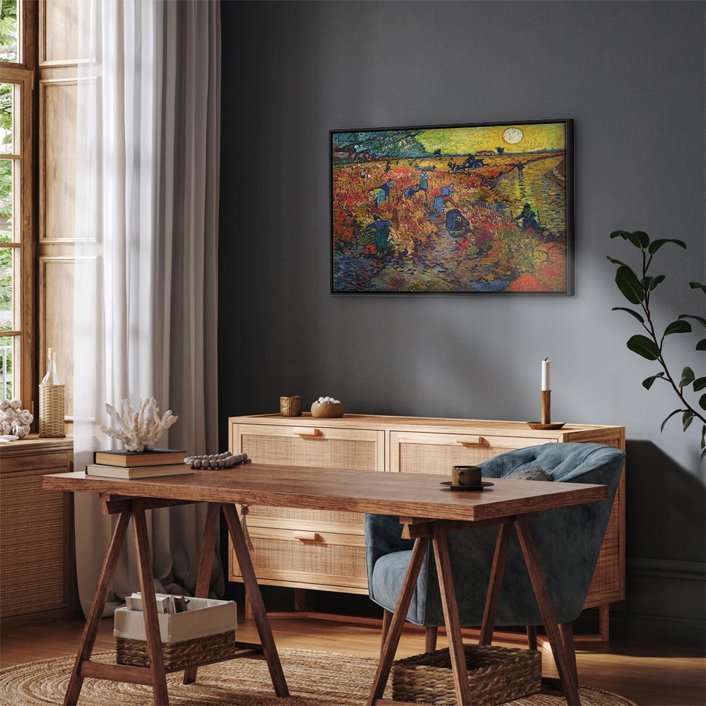 Red Vineyard Van Gogh Classic Canvas Print