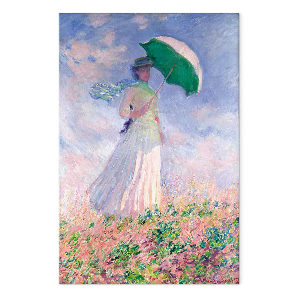 Woman with a Parasol Impressionist DIY Large Canvas Print