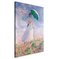 Woman with a Parasol Impressionist DIY Large Canvas Print
