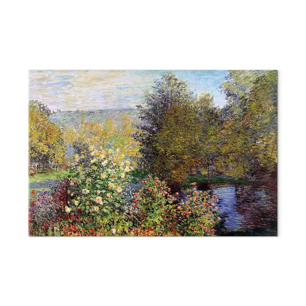 Impressionist Garden Landscape Canvas Print