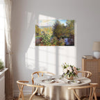 Impressionist Garden Landscape Canvas Print