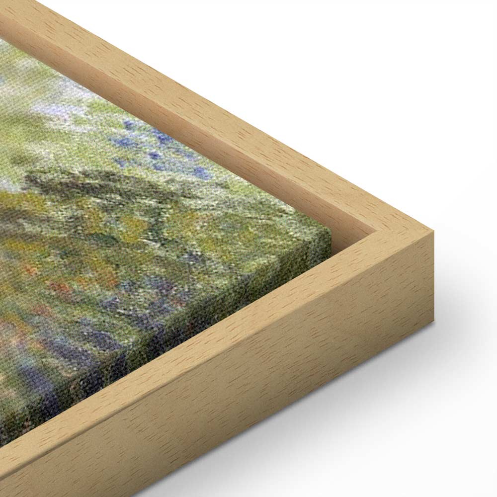 Impressionist Garden Landscape Canvas Print