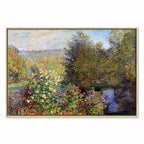 Impressionist Garden Landscape Canvas Print