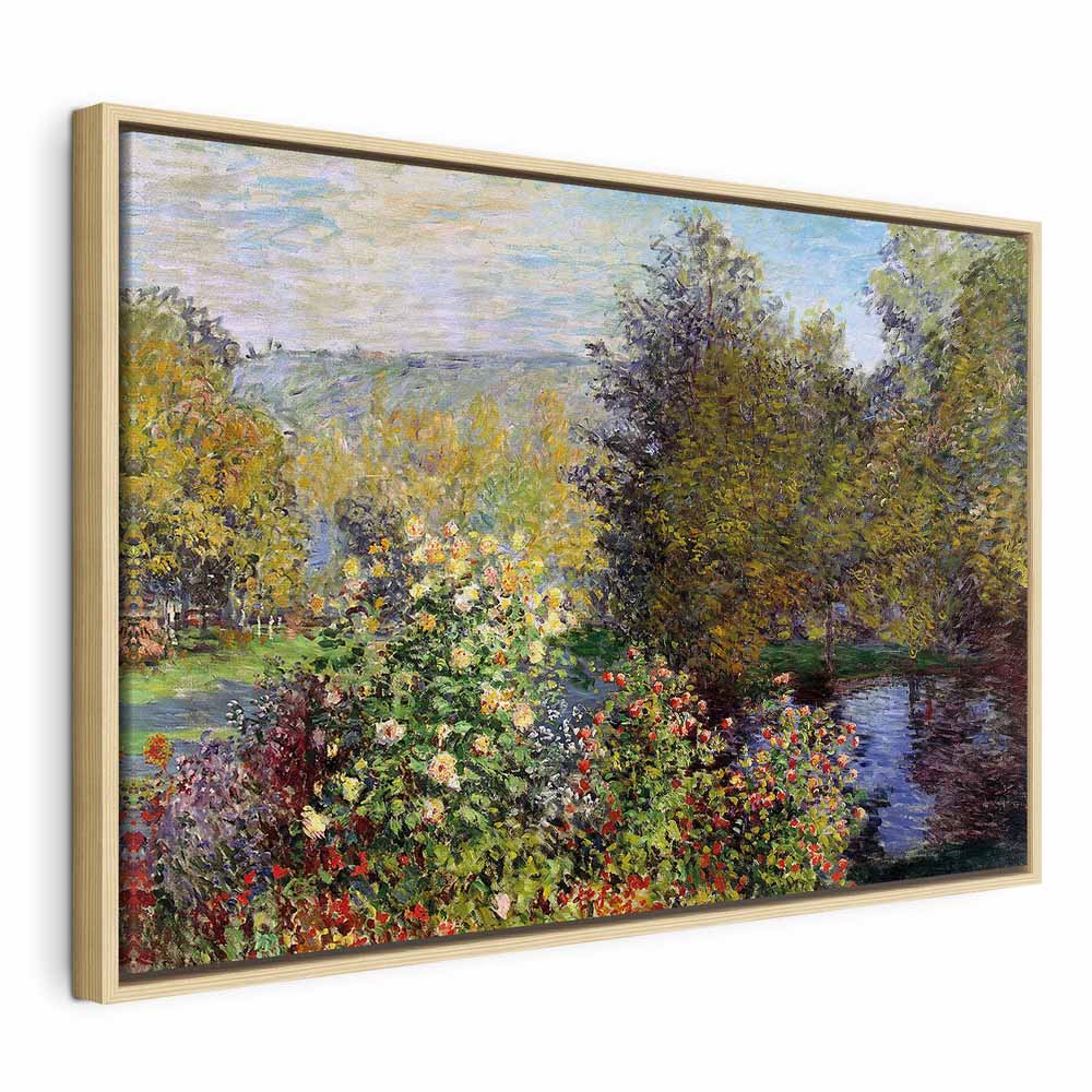 Impressionist Garden Landscape Canvas Print