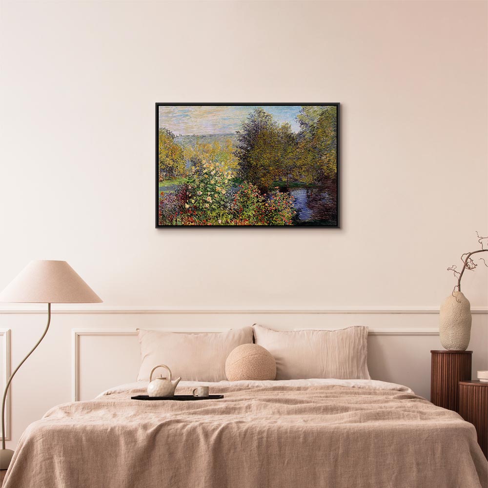 Impressionist Garden Landscape Canvas Print