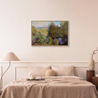 Impressionist Garden Landscape Canvas Print