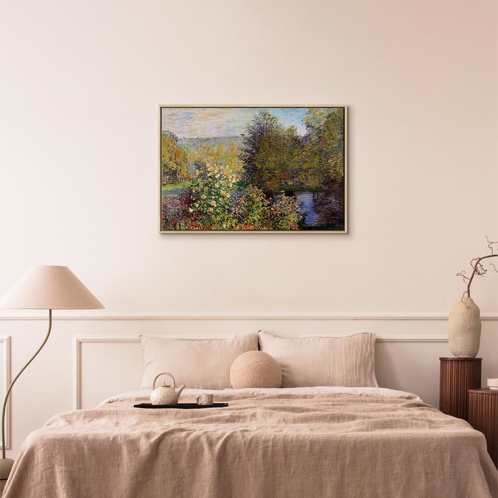 Impressionist Garden Landscape Canvas Print