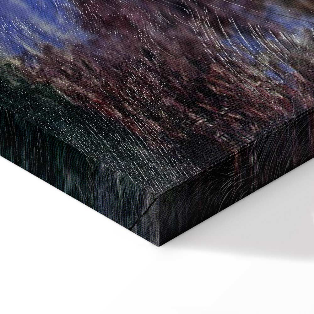 Impressionist Garden Landscape Canvas Print