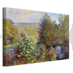 Impressionist Garden Landscape Canvas Print