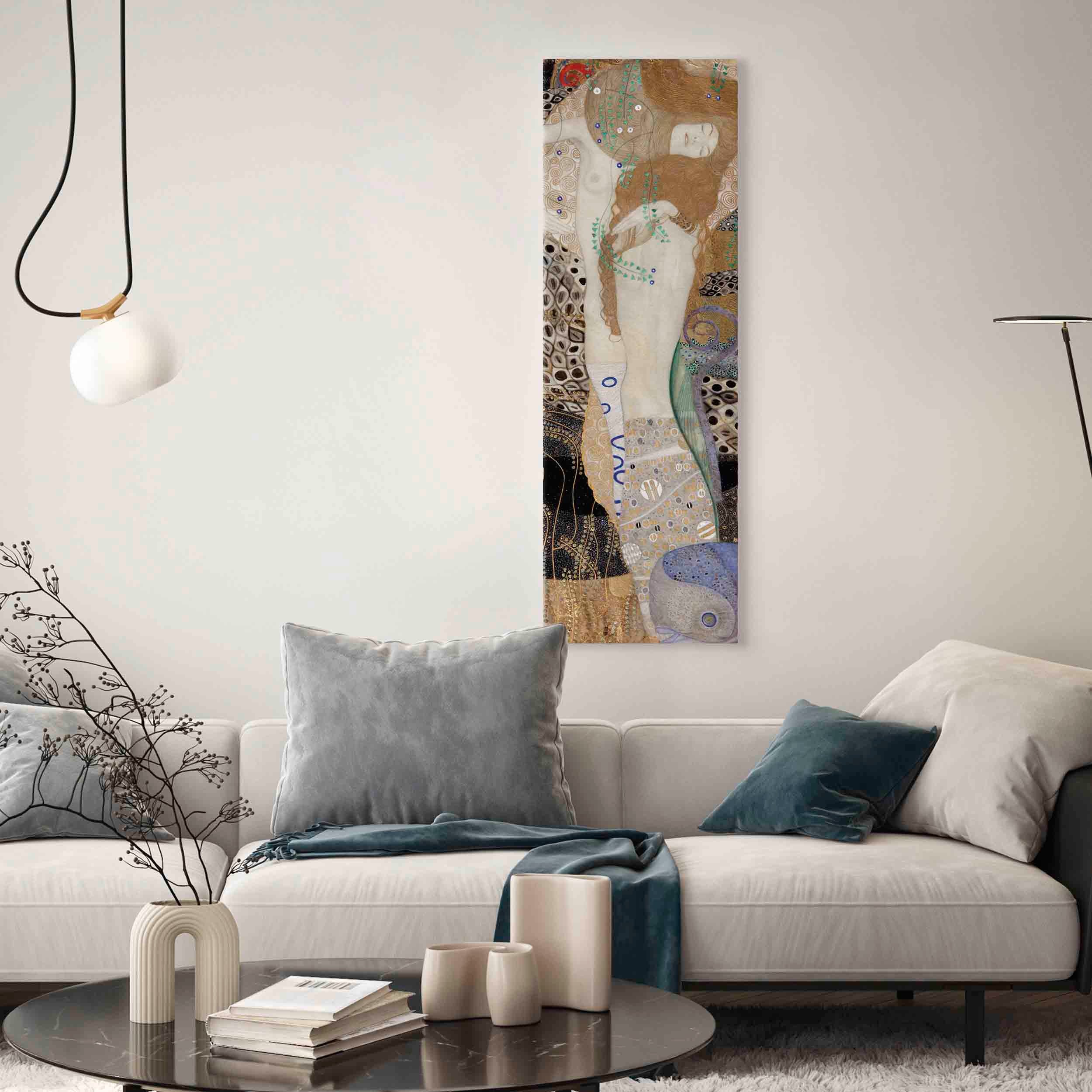 Canvas Print Water Snakes - Modern Wall Art