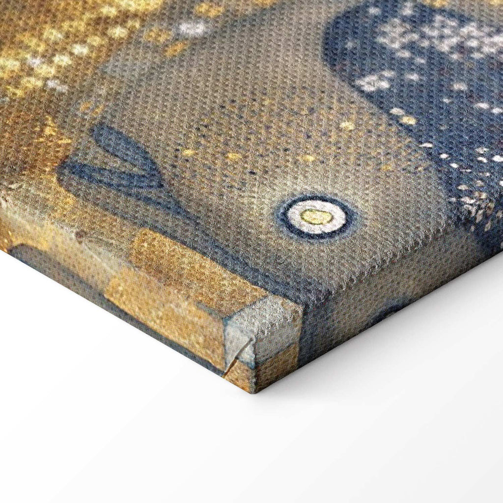 Klimt Water Serpents Gold Art Canvas Print