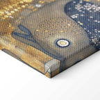 Klimt Water Serpents Gold Art Canvas Print