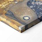 Klimt Water Serpents Gold Art Canvas Print