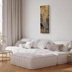 Klimt Water Serpents Gold Art Canvas Print