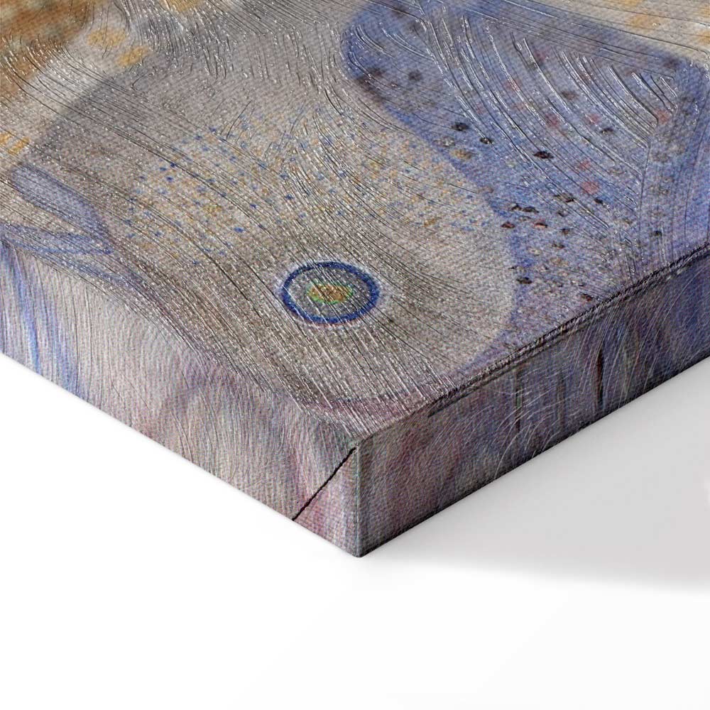 Klimt Water Serpents Gold Art Canvas Print