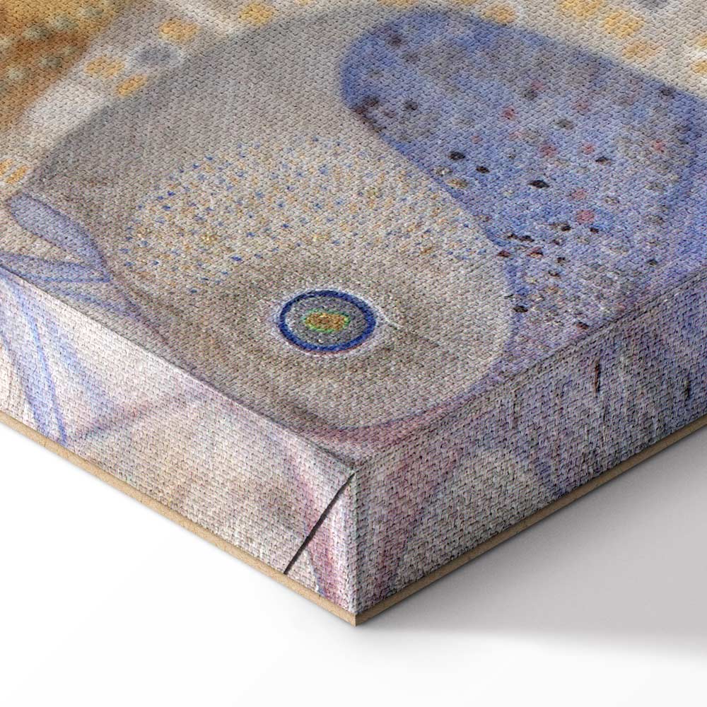 Klimt Water Serpents Gold Art Canvas Print