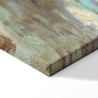 Fishing Boats Beach Classic Canvas Print