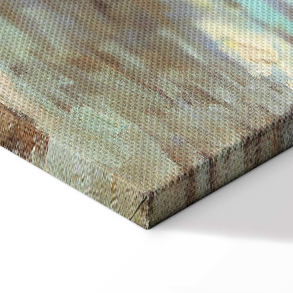 Fishing Boats Beach Classic Canvas Print