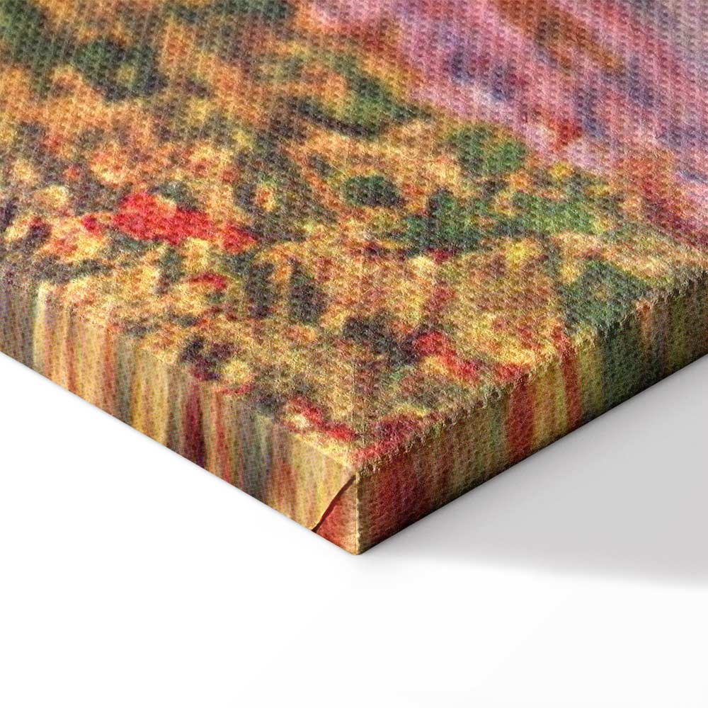 Monet Tulip Fields Windmill Landscape Canvas Print