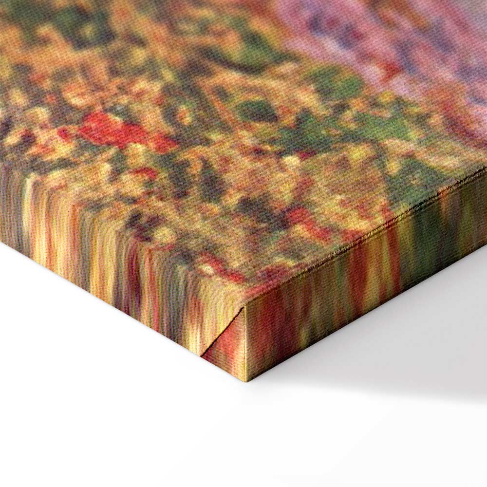 Monet Tulip Fields Windmill Landscape Canvas Print