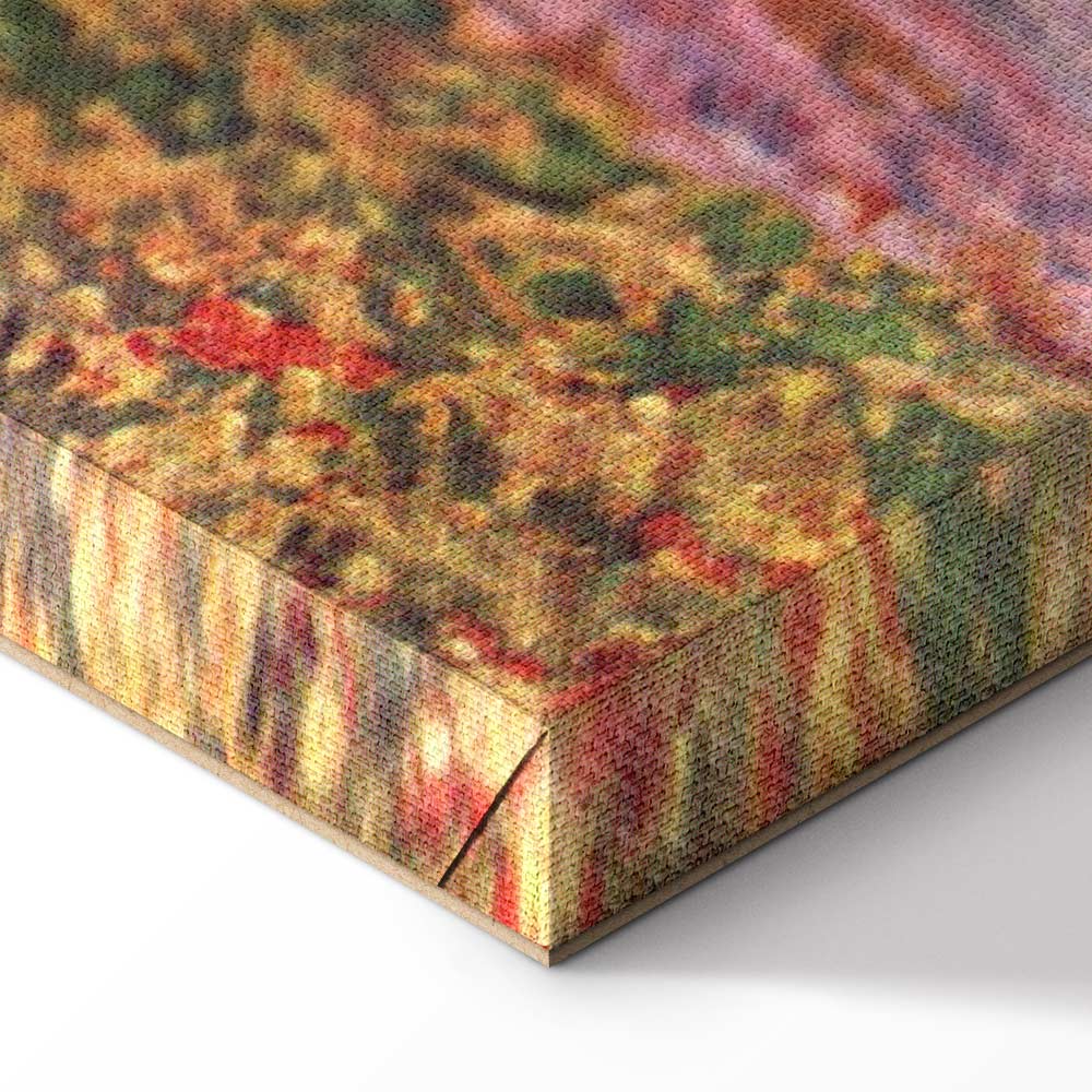 Monet Tulip Fields Windmill Landscape Canvas Print