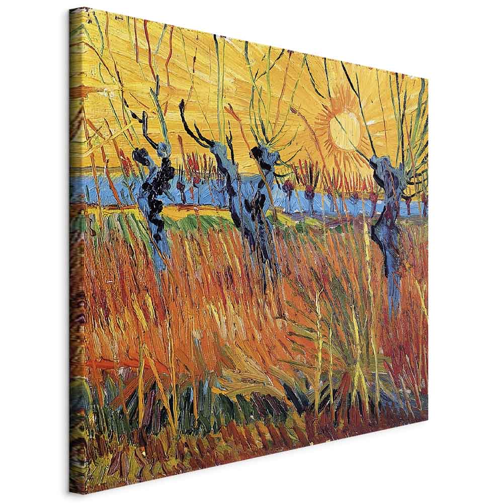 Canvas Print - Willows at Sunset