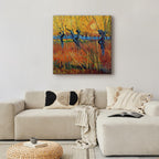 Canvas Print - Willows at Sunset