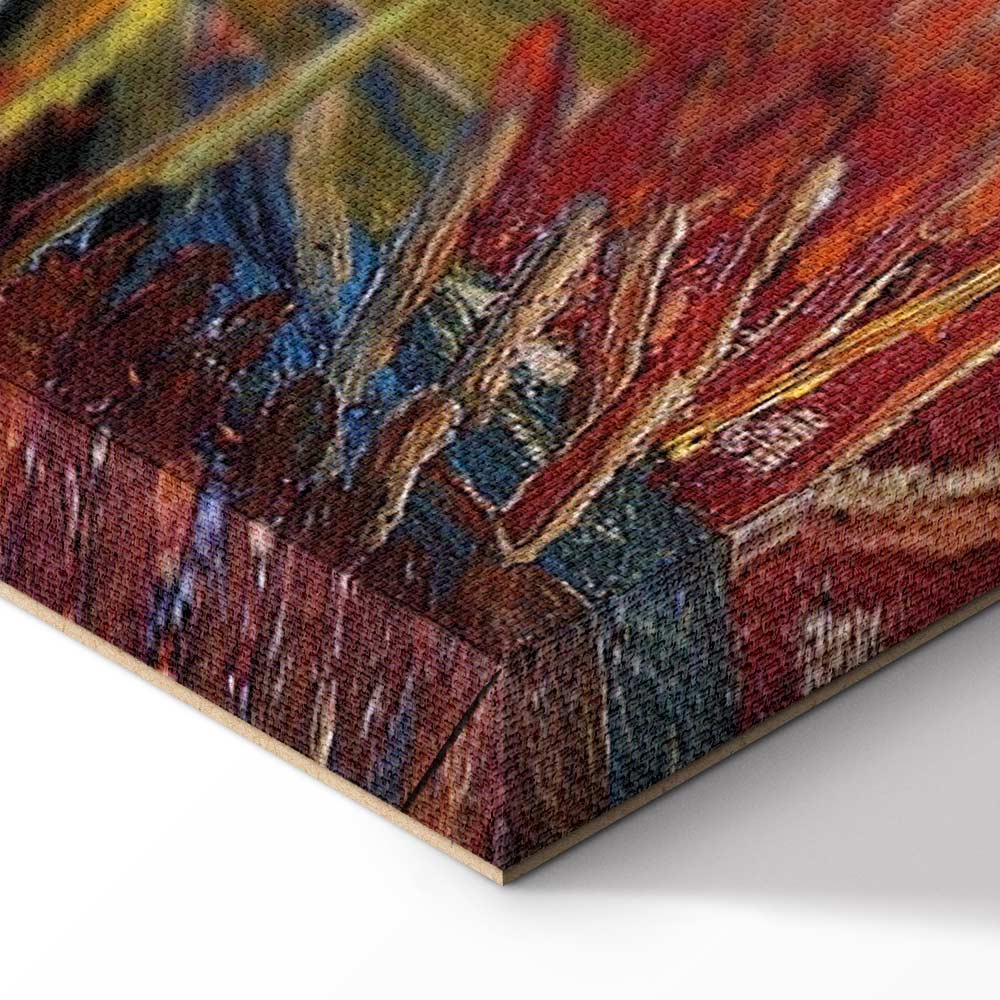 Willows at Sunset Landscape Canvas Print