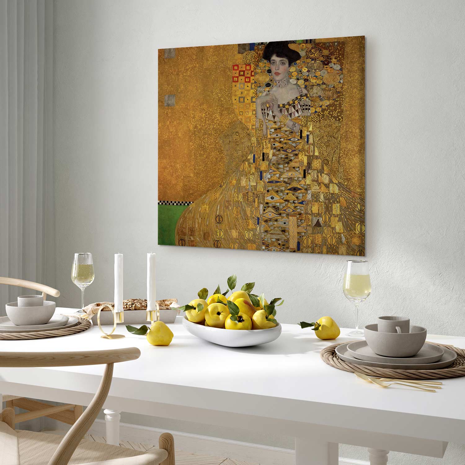 Adele Bloch-Bauer Gold Art Nouveau Canvas Print