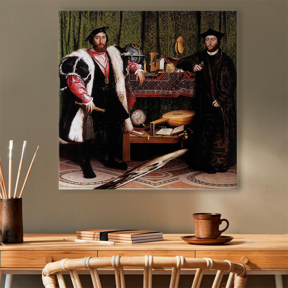 Holbein Ambassadors Renaissance Canvas Print