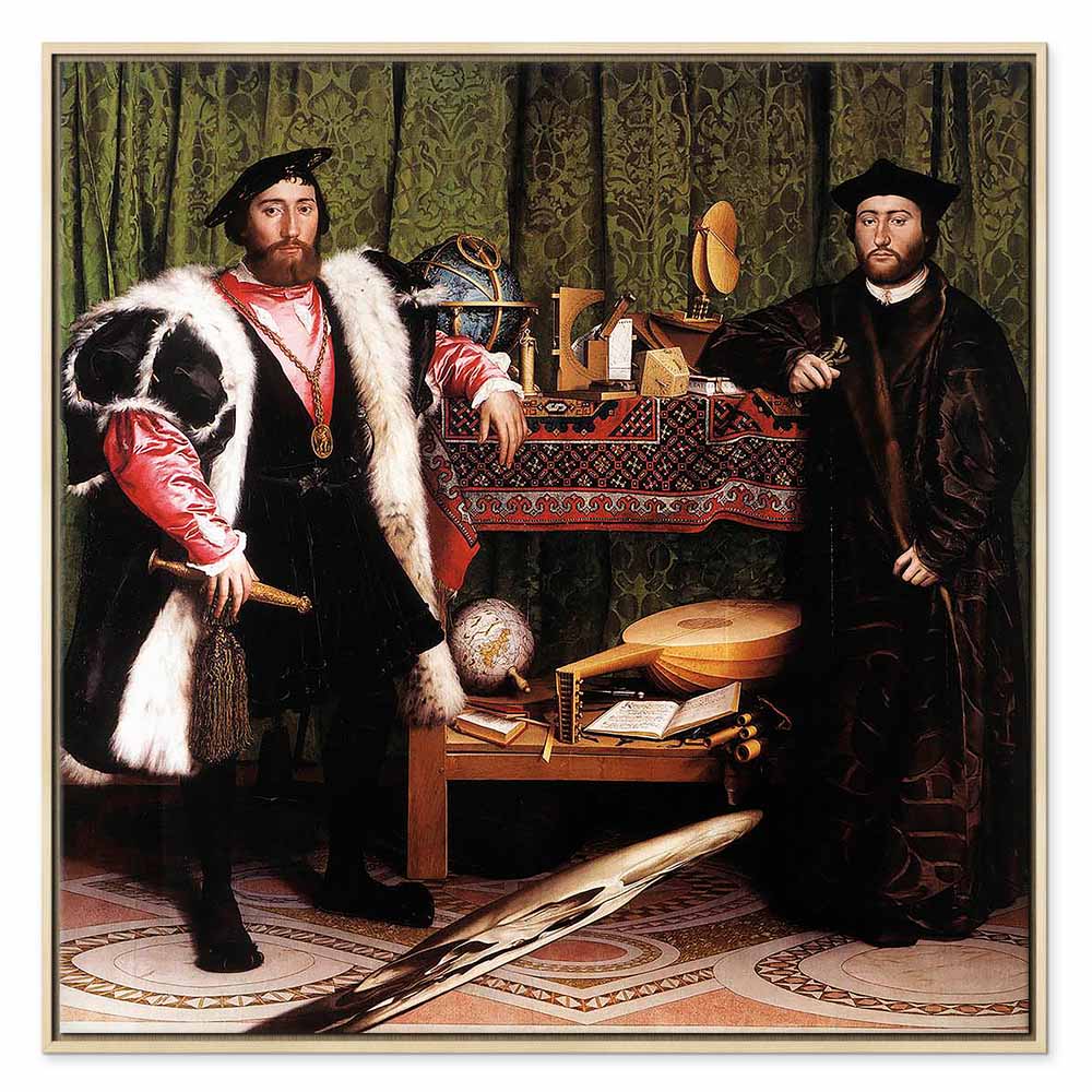Holbein Ambassadors Renaissance Canvas Print