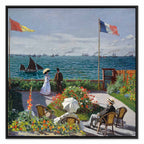 Monet Terrace at Sainte-Adresse Classic Canvas Print