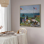 Monet Terrace at Sainte-Adresse Classic Canvas Print