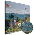Monet Terrace at Sainte-Adresse Classic Canvas Print