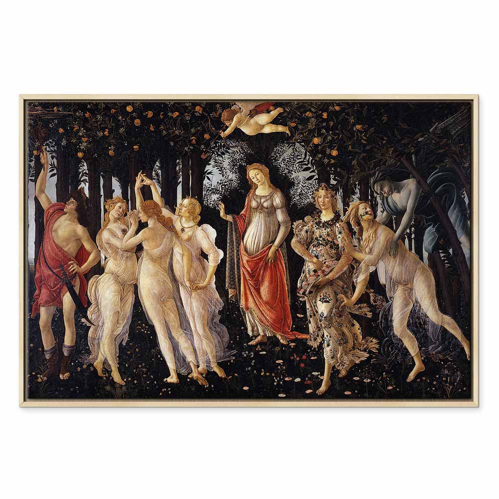 Botticelli Primavera Renaissance Canvas Print