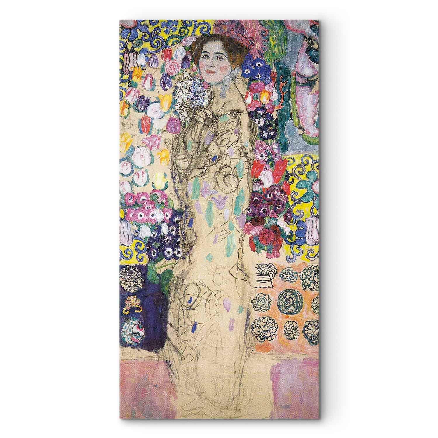 Klimt Maria Munk Gold Portrait Canvas Print