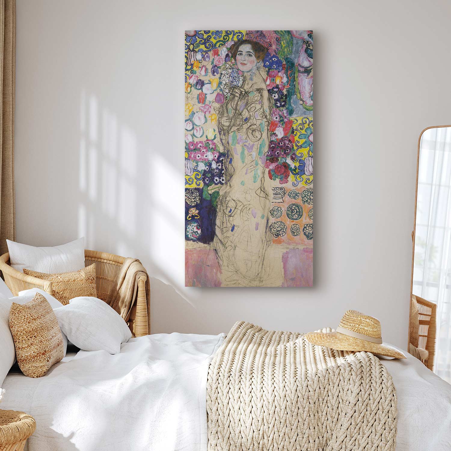 Klimt Maria Munk Gold Portrait Canvas Print