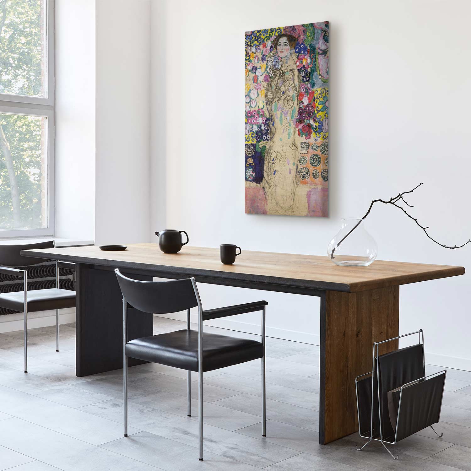 Klimt Maria Munk Gold Portrait Canvas Print