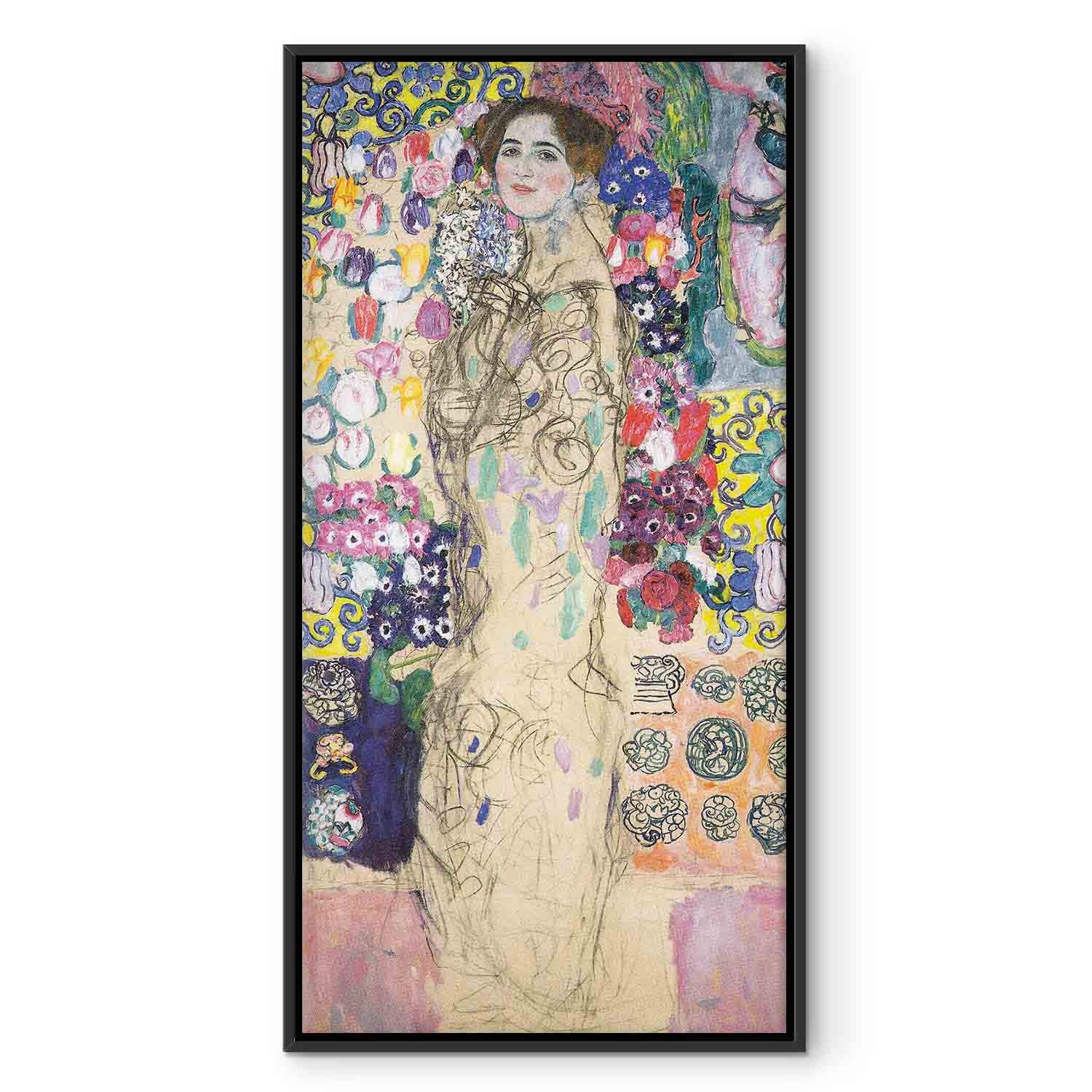 Klimt Maria Munk Gold Portrait Canvas Print