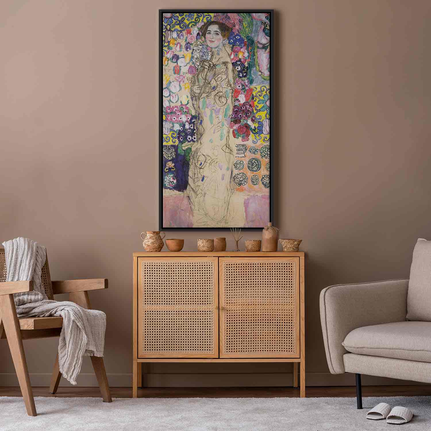 Klimt Maria Munk Gold Portrait Canvas Print