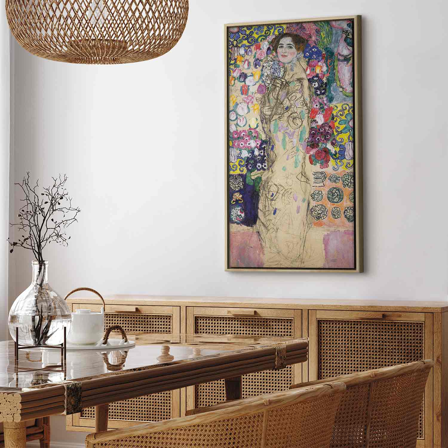 Klimt Maria Munk Gold Portrait Canvas Print
