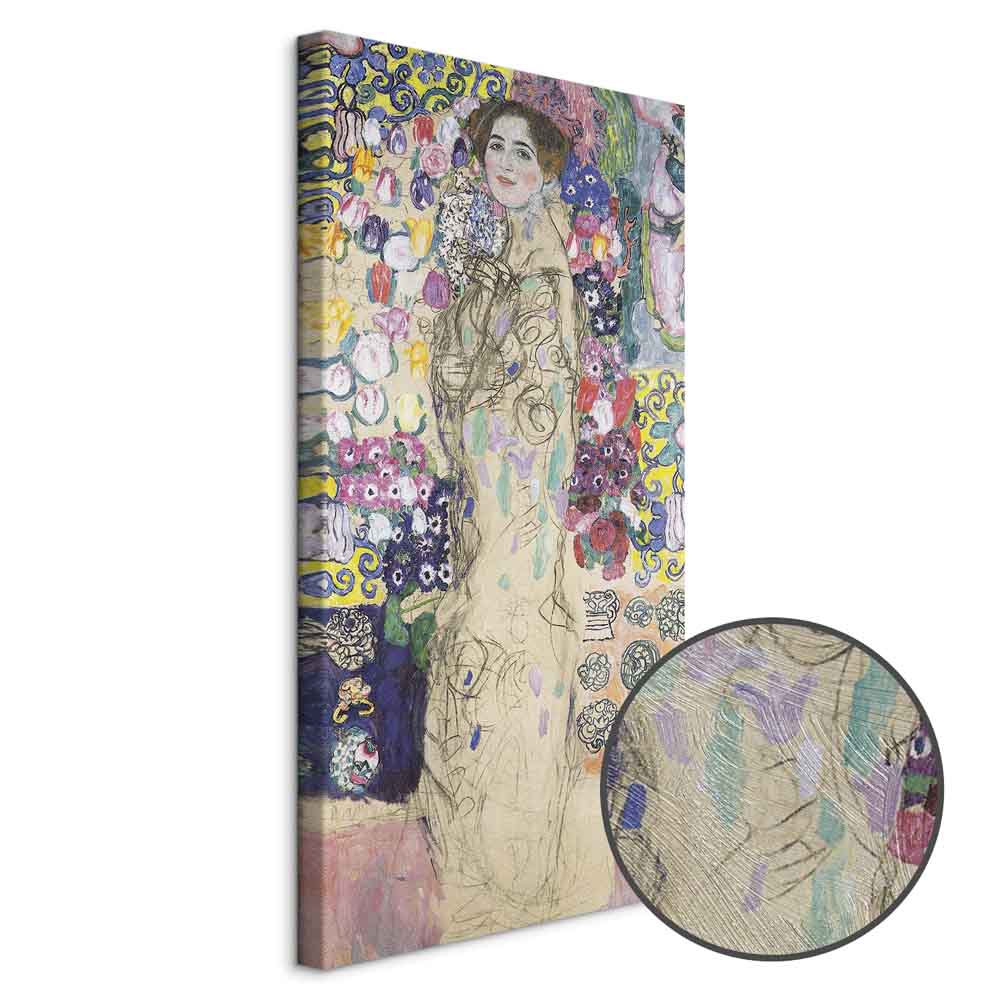 Klimt Maria Munk Gold Portrait Canvas Print