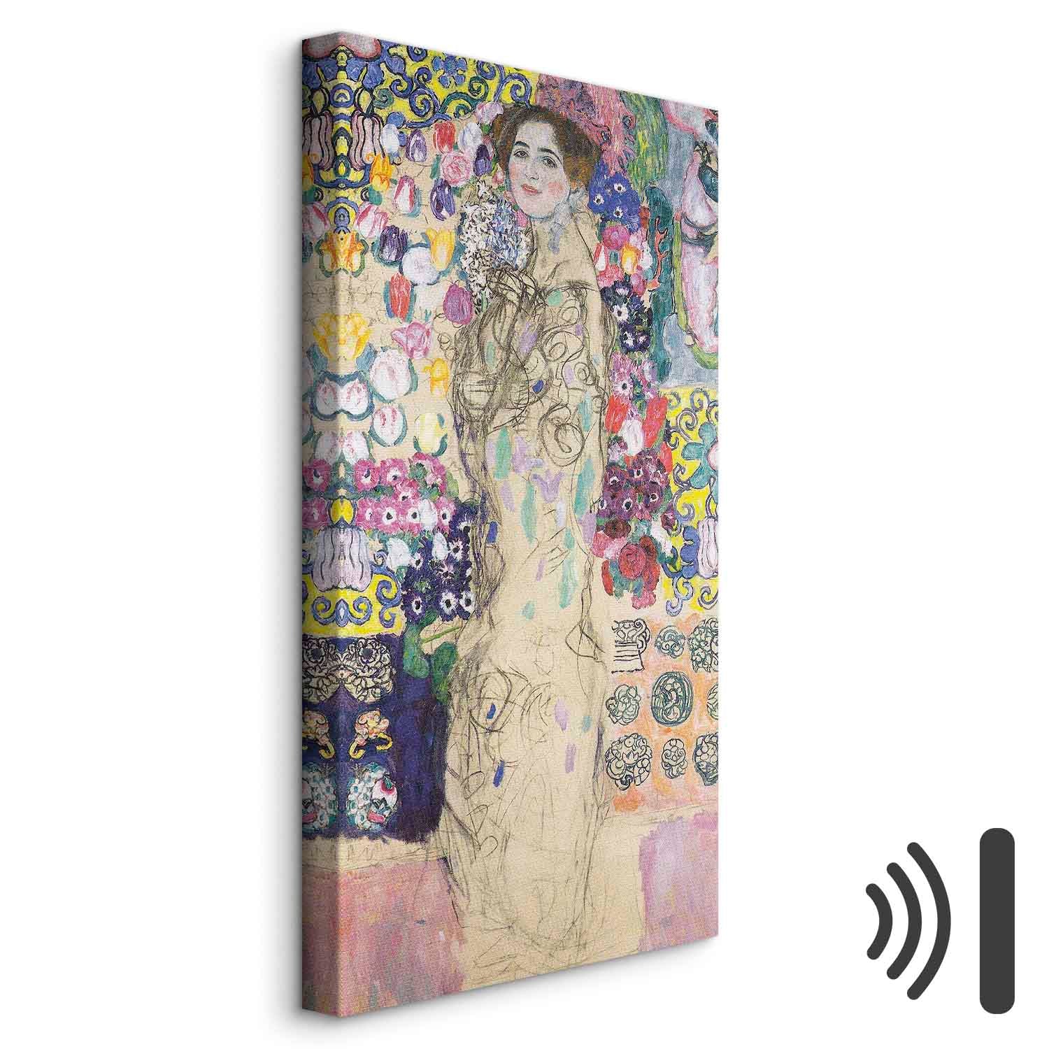 Klimt Maria Munk Gold Portrait Canvas Print