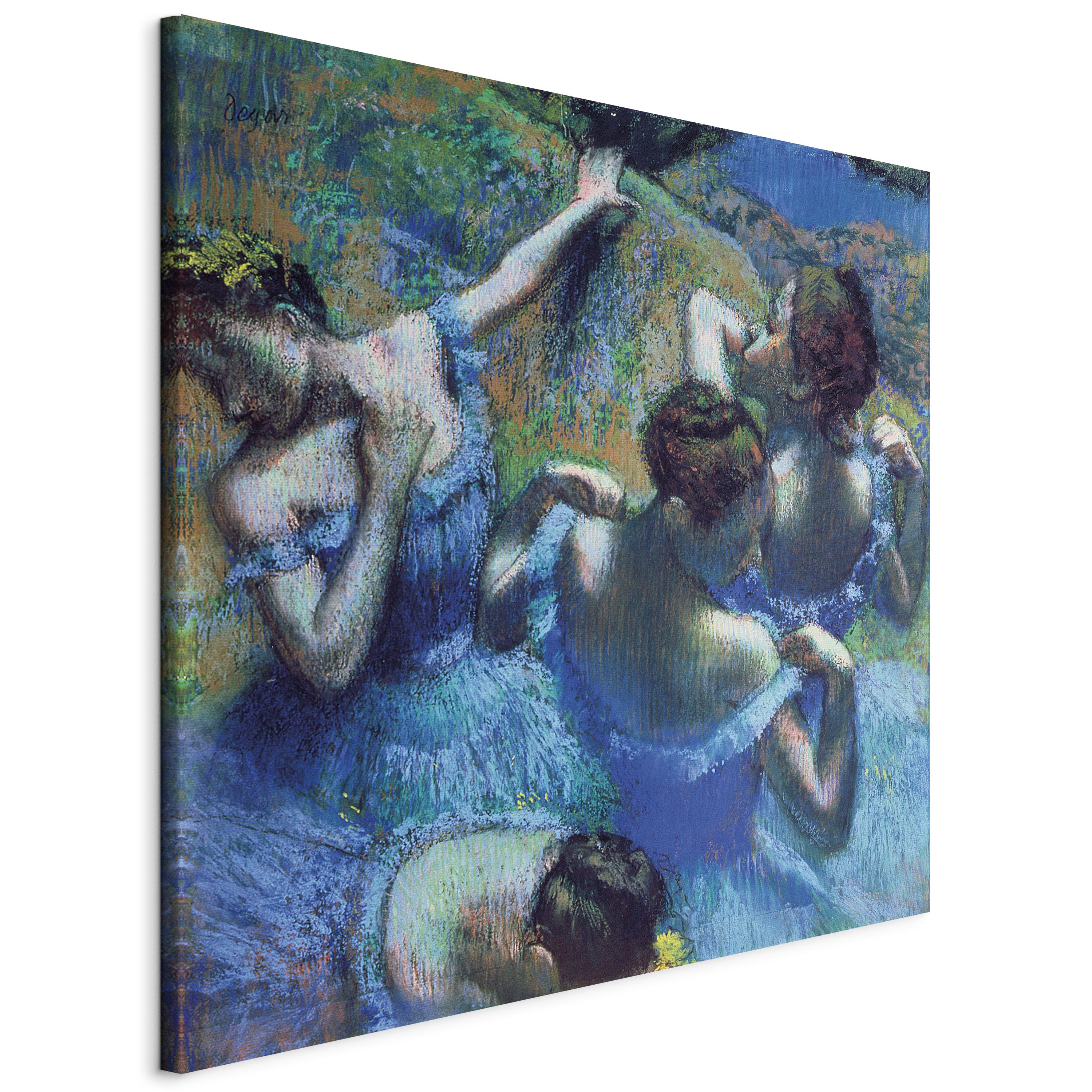 Canvas Print Blue Dancers II