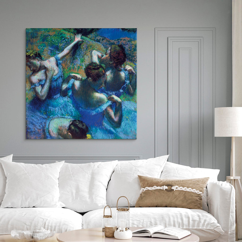 Canvas Print Blue Dancers II