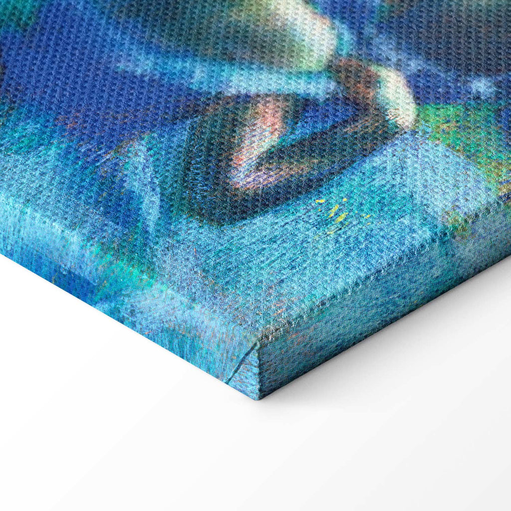 Blue Dancers Ballet Classic Canvas Print